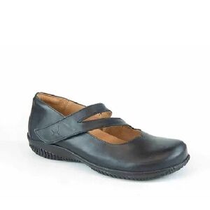 Portofino Mary Jane Shoes NWOB Black Leather Size  6 - Super Cute